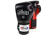 Боксерские перчатки Fairtex BGV9 black red 10 oz
