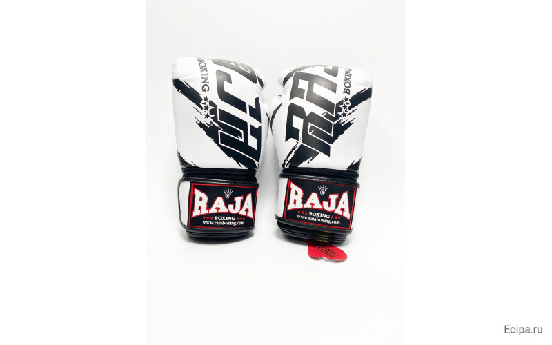 Боксерские перчатки Raja model 3 white 12 oz