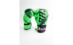 Боксерские перчатки Raja model 3 green 14 oz